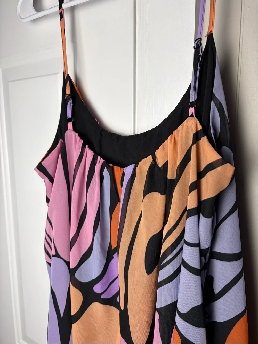 Sam Edelman Butterfly Trapeze Maxi Dress - Picture 7 of 13
